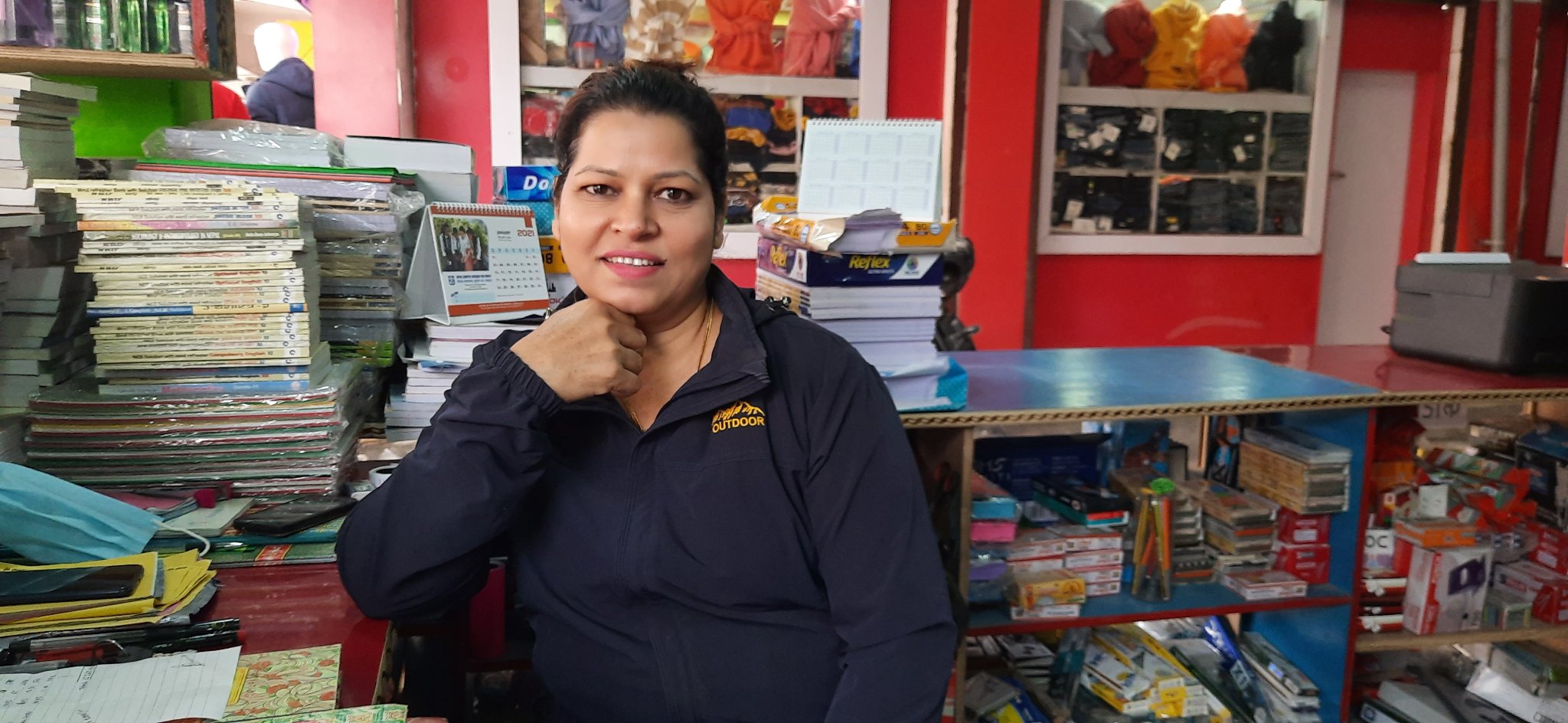 Inside the family-run Isha Books shop